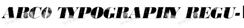 ARC0 Typography Regu字体转换
